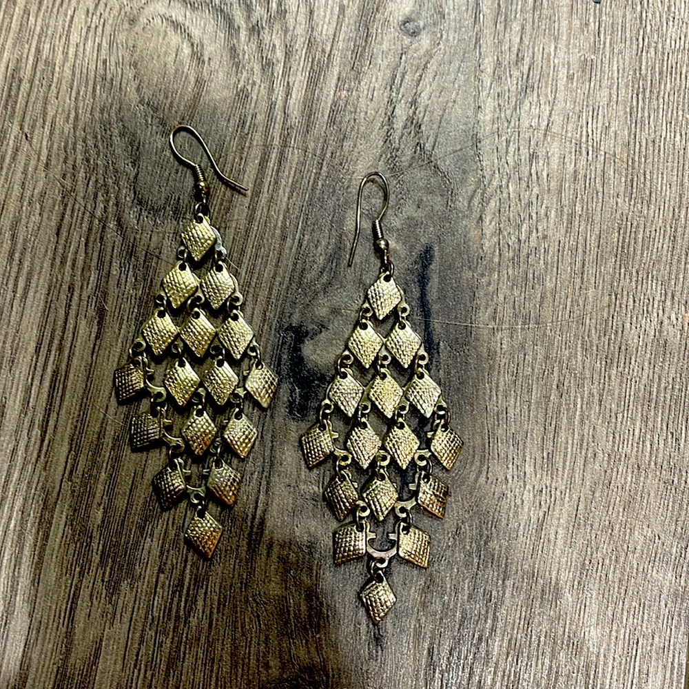 Long dangle earrings